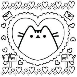 Dibujo para colorear: Pusheen (Personajes de Dibujos Animados) #188438 - Dibujos para Colorear e Imprimir Gratis