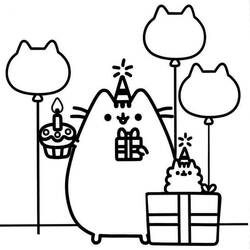 Dibujo para colorear: Pusheen (Personajes de Dibujos Animados) #188439 - Dibujos para Colorear e Imprimir Gratis
