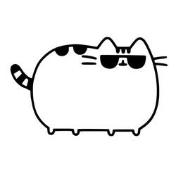 Dibujo para colorear: Pusheen (Personajes de Dibujos Animados) #188440 - Dibujos para Colorear e Imprimir Gratis