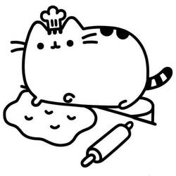 Dibujo para colorear: Pusheen (Personajes de Dibujos Animados) #188442 - Dibujos para Colorear e Imprimir Gratis