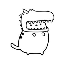 Dibujo para colorear: Pusheen (Personajes de Dibujos Animados) #188443 - Dibujos para Colorear e Imprimir Gratis