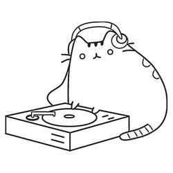 Dibujo para colorear: Pusheen (Personajes de Dibujos Animados) #188444 - Dibujos para Colorear e Imprimir Gratis