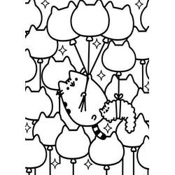 Dibujo para colorear: Pusheen (Personajes de Dibujos Animados) #188448 - Dibujos para Colorear e Imprimir Gratis
