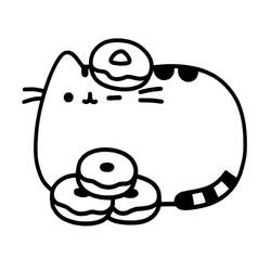 Dibujo para colorear: Pusheen (Personajes de Dibujos Animados) #188449 - Dibujos para Colorear e Imprimir Gratis