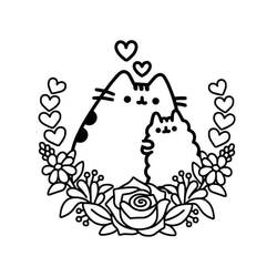 Dibujo para colorear: Pusheen (Personajes de Dibujos Animados) #188461 - Dibujos para Colorear e Imprimir Gratis