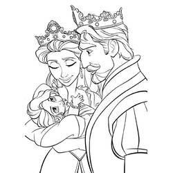 Dibujo para colorear: Rapunzel (Personajes de Dibujos Animados) #170062 - Dibujos para Colorear e Imprimir Gratis