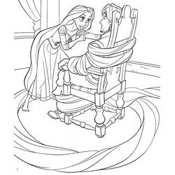 Dibujo para colorear: Rapunzel (Personajes de Dibujos Animados) #177879 - Dibujos para Colorear e Imprimir Gratis