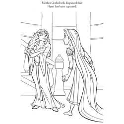 Dibujo para colorear: Rapunzel (Personajes de Dibujos Animados) #177881 - Dibujos para Colorear e Imprimir Gratis