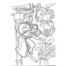 Dibujo para colorear: Rapunzel (Personajes de Dibujos Animados) #177883 - Dibujos para Colorear e Imprimir Gratis