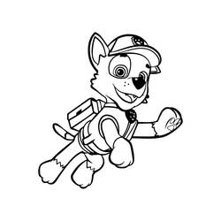 Dibujo para colorear: Rocky PAW Patrol (Personajes de Dibujos Animados) #181713 - Dibujos para Colorear e Imprimir Gratis