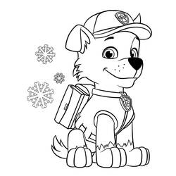Dibujo para colorear: Rocky PAW Patrol (Personajes de Dibujos Animados) #181714 - Dibujos para Colorear e Imprimir Gratis