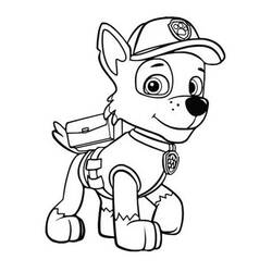 Dibujo para colorear: Rocky PAW Patrol (Personajes de Dibujos Animados) #181717 - Dibujos para Colorear e Imprimir Gratis