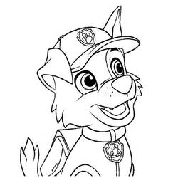 Dibujo para colorear: Rocky PAW Patrol (Personajes de Dibujos Animados) #181718 - Dibujos para Colorear e Imprimir Gratis