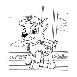 Dibujo para colorear: Rocky PAW Patrol (Personajes de Dibujos Animados) #181721 - Dibujos para Colorear e Imprimir Gratis