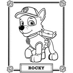 Dibujo para colorear: Rocky PAW Patrol (Personajes de Dibujos Animados) #181728 - Dibujos para Colorear e Imprimir Gratis