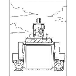 Dibujo para colorear: Rubble PAW Patrol (Personajes de Dibujos Animados) #181646 - Dibujos para Colorear e Imprimir Gratis