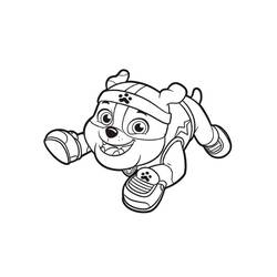 Dibujo para colorear: Rubble PAW Patrol (Personajes de Dibujos Animados) #181648 - Dibujos para Colorear e Imprimir Gratis