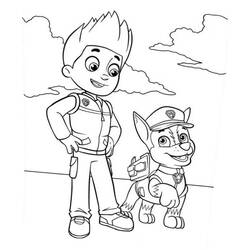 Dibujo para colorear: Ryder PAW Patrol (Personajes de Dibujos Animados) #181759 - Dibujos para Colorear e Imprimir Gratis