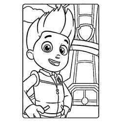 Dibujo para colorear: Ryder PAW Patrol (Personajes de Dibujos Animados) #181762 - Dibujos para Colorear e Imprimir Gratis