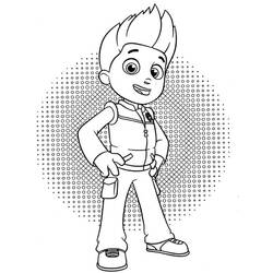 Dibujo para colorear: Ryder PAW Patrol (Personajes de Dibujos Animados) #181766 - Dibujos para Colorear e Imprimir Gratis