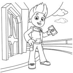 Dibujo para colorear: Ryder PAW Patrol (Personajes de Dibujos Animados) #181768 - Dibujos para Colorear e Imprimir Gratis