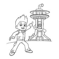 Dibujo para colorear: Ryder PAW Patrol (Personajes de Dibujos Animados) #181769 - Dibujos para Colorear e Imprimir Gratis
