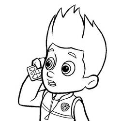Dibujo para colorear: Ryder PAW Patrol (Personajes de Dibujos Animados) #181770 - Dibujos para Colorear e Imprimir Gratis
