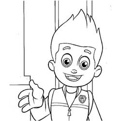 Dibujo para colorear: Ryder PAW Patrol (Personajes de Dibujos Animados) #181779 - Dibujos para Colorear e Imprimir Gratis