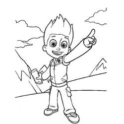Dibujo para colorear: Ryder PAW Patrol (Personajes de Dibujos Animados) #181781 - Dibujos para Colorear e Imprimir Gratis