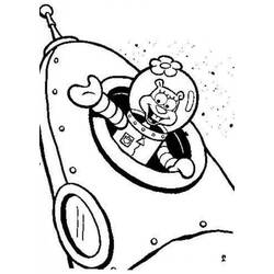 Dibujo para colorear: Sandy Cheeks (Personajes de Dibujos Animados) #220612 - Dibujos para Colorear e Imprimir Gratis