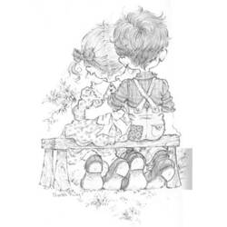 Dibujo para colorear: Sarah Kay (Personajes de Dibujos Animados) #43738 - Dibujos para Colorear e Imprimir Gratis