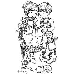 Dibujo para colorear: Sarah Kay (Personajes de Dibujos Animados) #43748 - Dibujos para Colorear e Imprimir Gratis
