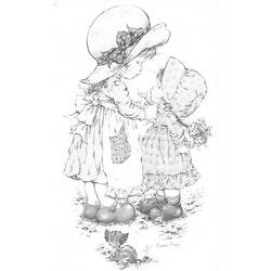 Dibujo para colorear: Sarah Kay (Personajes de Dibujos Animados) #43787 - Dibujos para Colorear e Imprimir Gratis
