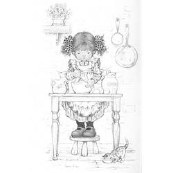 Dibujo para colorear: Sarah Kay (Personajes de Dibujos Animados) #43859 - Dibujos para Colorear e Imprimir Gratis