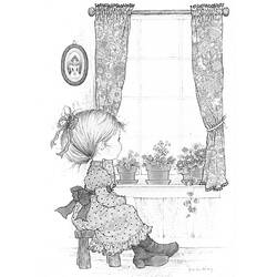 Dibujo para colorear: Sarah Kay (Personajes de Dibujos Animados) #43865 - Dibujos para Colorear e Imprimir Gratis