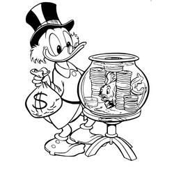 Dibujo para colorear: Scrooge McDuck (Personajes de Dibujos Animados) #199816 - Dibujos para Colorear e Imprimir Gratis