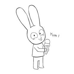 Dibujos para colorear: Simon Rabbit - Dibujos para Colorear e Imprimir Gratis