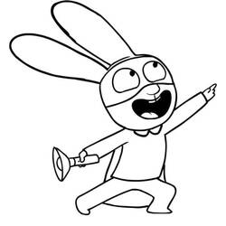 Dibujo para colorear: Simon Rabbit (Personajes de Dibujos Animados) #192946 - Dibujos para Colorear e Imprimir Gratis