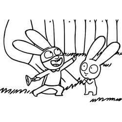 Dibujo para colorear: Simon Rabbit (Personajes de Dibujos Animados) #192953 - Dibujos para Colorear e Imprimir Gratis