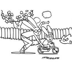 Dibujo para colorear: Simon Rabbit (Personajes de Dibujos Animados) #192964 - Dibujos para Colorear e Imprimir Gratis