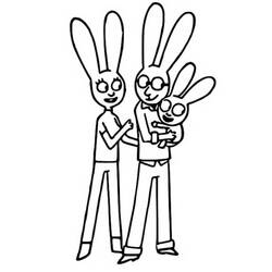 Dibujo para colorear: Simon Rabbit (Personajes de Dibujos Animados) #192969 - Dibujos para Colorear e Imprimir Gratis