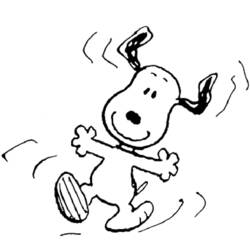 Dibujo para colorear: Snoopy (Personajes de Dibujos Animados) #27053 - Dibujos para Colorear e Imprimir Gratis