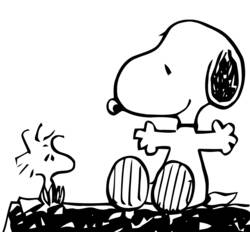 Dibujo para colorear: Snoopy (Personajes de Dibujos Animados) #27076 - Dibujos para Colorear e Imprimir Gratis