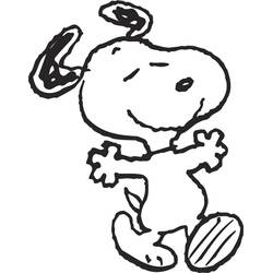 Dibujo para colorear: Snoopy (Personajes de Dibujos Animados) #27123 - Dibujos para Colorear e Imprimir Gratis