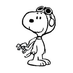 Dibujo para colorear: Snoopy (Personajes de Dibujos Animados) #27186 - Dibujos para Colorear e Imprimir Gratis