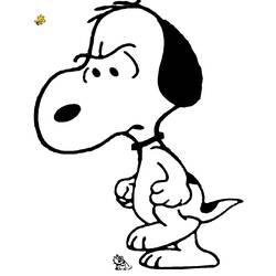 Dibujo para colorear: Snoopy (Personajes de Dibujos Animados) #27232 - Dibujos para Colorear e Imprimir Gratis