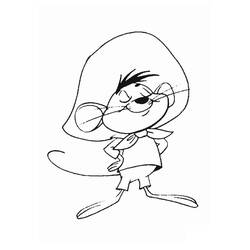 Dibujo para colorear: Speedy Gonzales (Personajes de Dibujos Animados) #205204 - Dibujos para Colorear e Imprimir Gratis