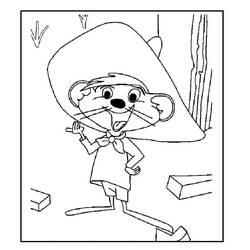 Dibujo para colorear: Speedy Gonzales (Personajes de Dibujos Animados) #205207 - Dibujos para Colorear e Imprimir Gratis