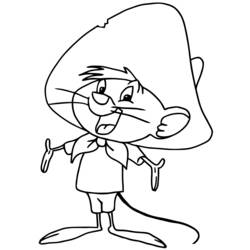 Dibujos para colorear: Speedy Gonzales - Dibujos para Colorear e Imprimir Gratis