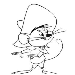 Dibujo para colorear: Speedy Gonzales (Personajes de Dibujos Animados) #30723 - Dibujos para Colorear e Imprimir Gratis